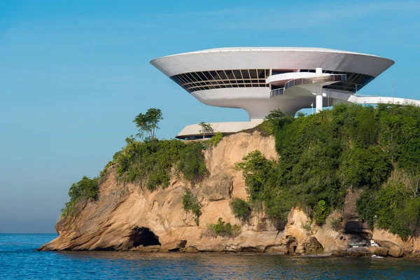 Niteroi Brasil Junio 2022 Museo Arte Contemporáneo Niteroi Oscar Niemeyer —  Fotos de Stock