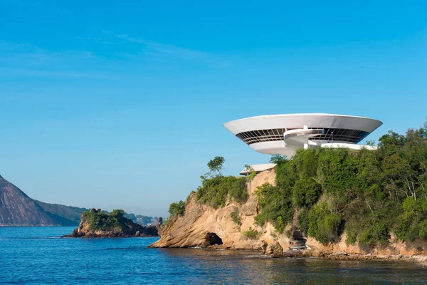 Niteroi Brazílie Června 2022 Niteroi Muzeum Současného Umění Oscara Niemeyera — Stock fotografie