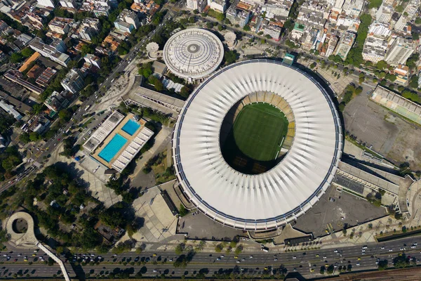 Rio Janeiro Brazil August 2022 Aerial View World Famous Maracana — Zdjęcie stockowe