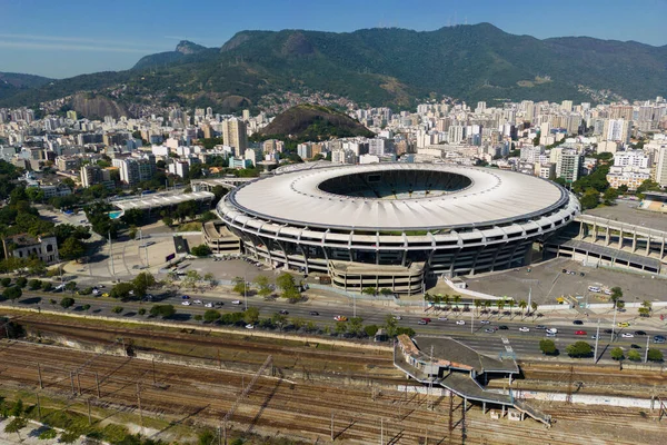 Rio Janeiro Brazil August 2022 Aerial View World Famous Maracana — Stock fotografie