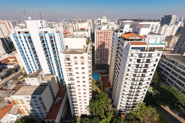 Vue Des Bâtiments Résidentiels Sao Paulo — Photo