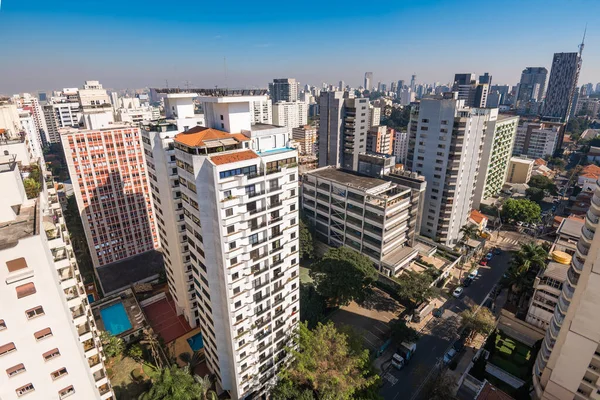 Vue Des Bâtiments Résidentiels Sao Paulo — Photo