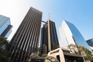Sao Paulo Paulista Avenue Modern Mimarlık Ofis Binaları, Brezilya