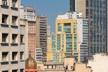 Sao Paulo şehrinin yüksek binaları