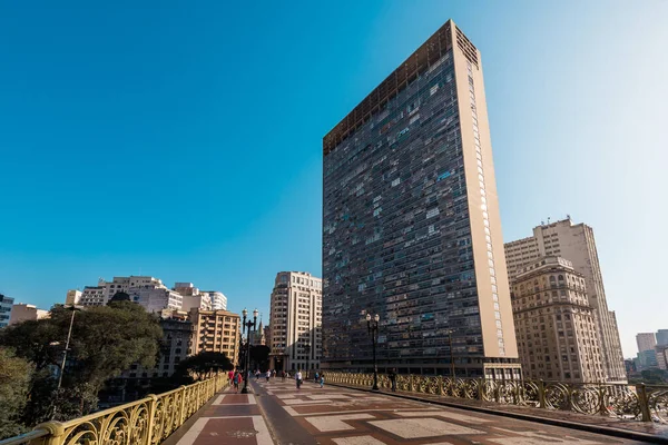 Sao Paulo Brésil Juillet 2022 Mirante Vale Est Haut Bâtiment — Photo