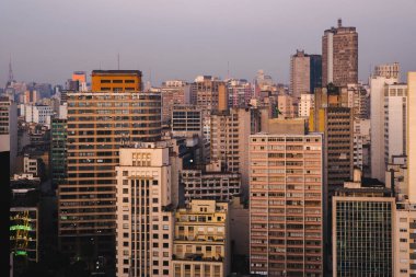Sao Paulo şehrinin yüksek binaları