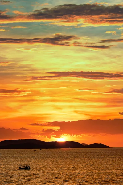 Lovely sunset in Thailand — Stock Photo, Image