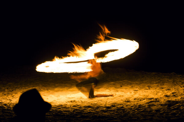 Fire Show. Koh Samet island.