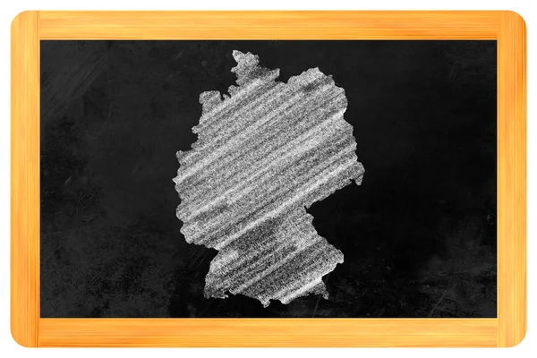 Germany on a blackboard — Stock Photo, Image