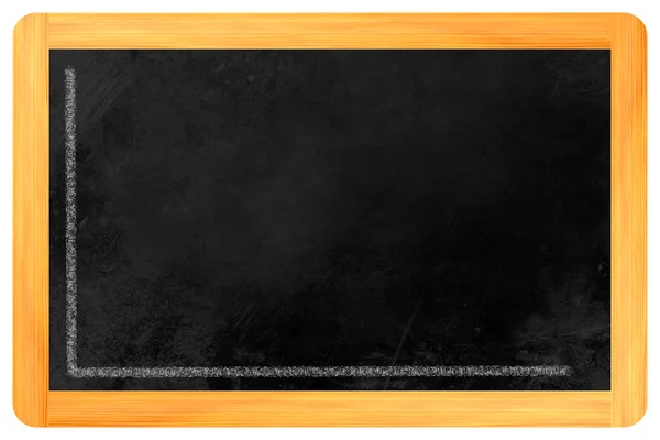 Blackboard with empty chart — Stock Photo, Image