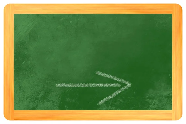 Pfeil auf einer Tafel - Arrow on a blackboard — Stock Photo, Image