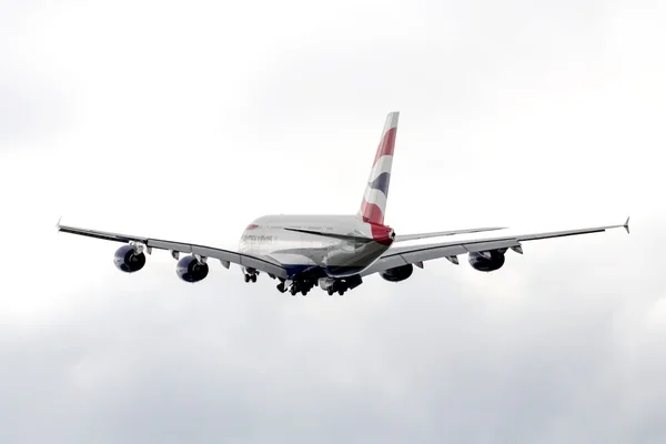 British Airways A380 F-Wwsk — стокове фото