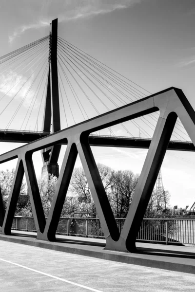 Αμβούργο λιμάνι γέφυρες μαύρο — Φωτογραφία Αρχείου