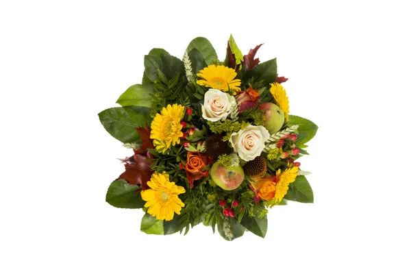 Bouquet with autumn decoration — Stock Photo, Image