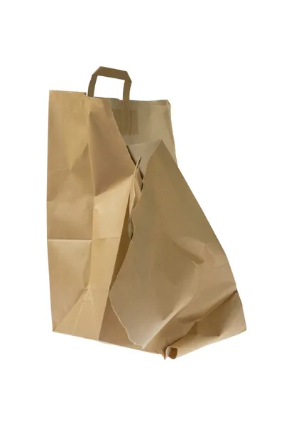 Torn Paper Bag — Stock Photo, Image