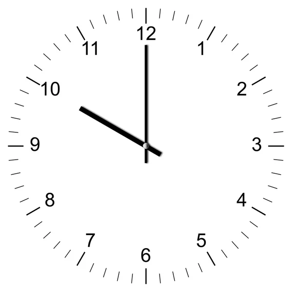 Clock Illustration 10: 00 — стоковое фото