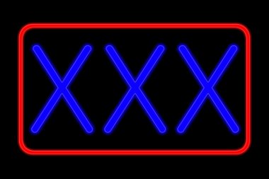 Neon işareti xxx