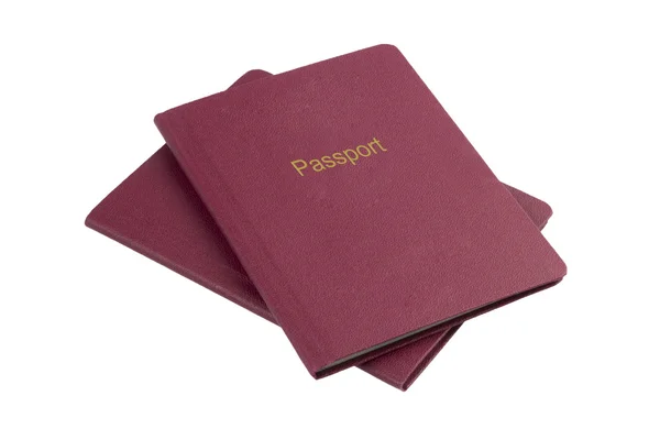 Паспорти на білому — стокове фото