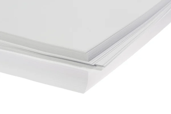 Stapel von weißem Papier — Stockfoto