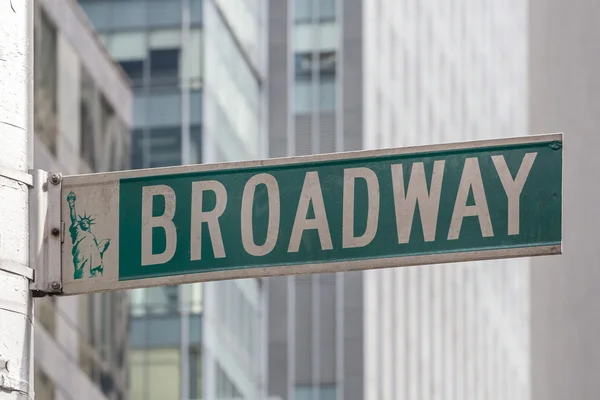 Broadway Roadsign — Stock Photo, Image