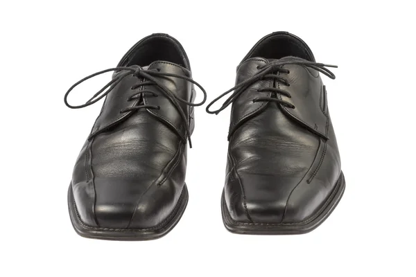 Black Leather Shoes — Stock Photo, Image