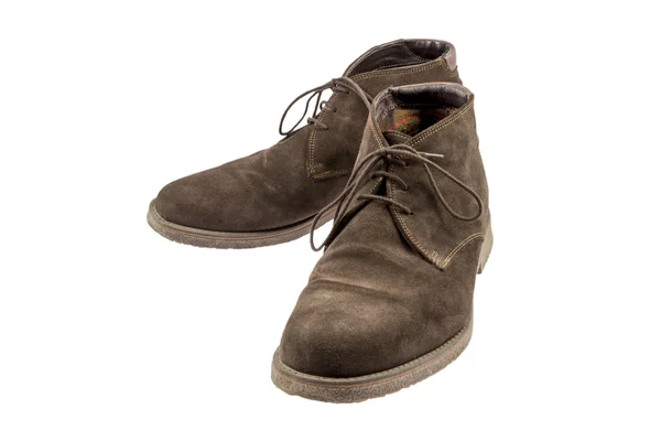 Suede boots — Stock Photo, Image