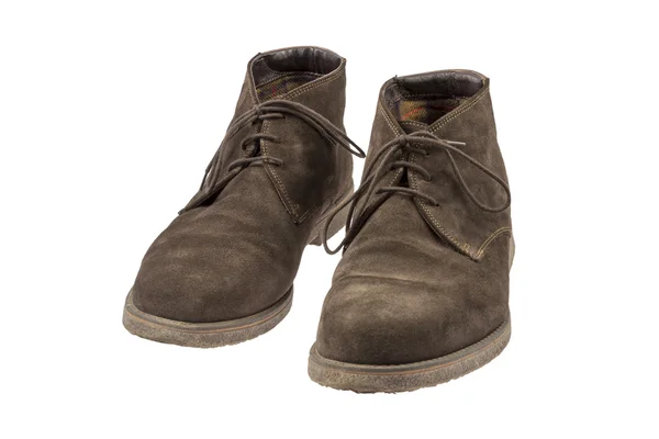 Suede boots — Stock Photo, Image