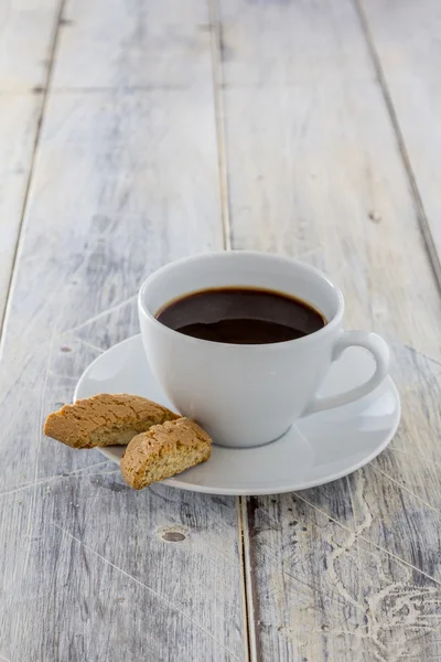 Biscotti and Coffee — Stock Photo, Image