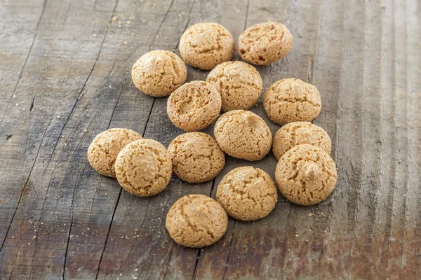 Amarettini soubory cookie — Stock fotografie