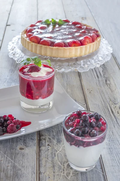 Summer Desserts — Stock Photo, Image