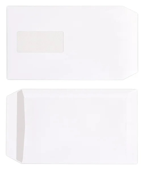 Envelope on white — Stock Photo, Image