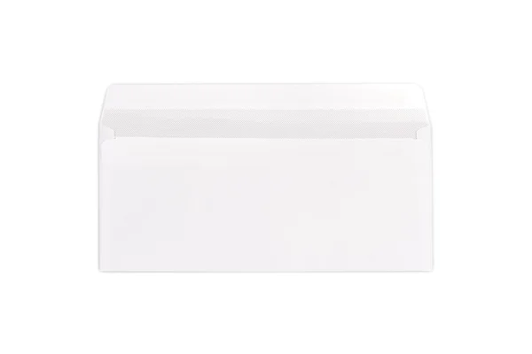 Koperta na biały — Zdjęcie stockowe