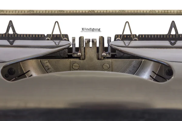 Schreibmaschinenmechanik — Stockfoto