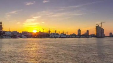 hamburg üzerinde gündoğumu