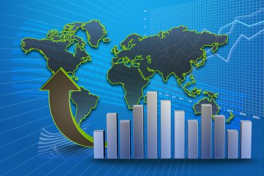 gráfico de tecnología financiera de hoja de cálculo