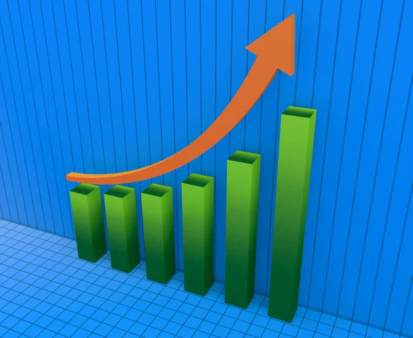 Gráfico de crecimiento —  Fotos de Stock