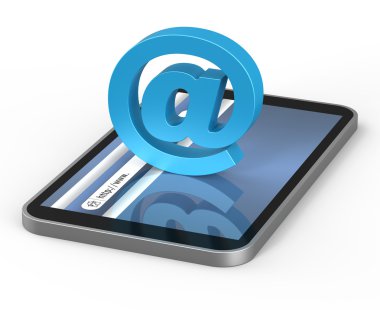 cep telefonunuzla e-posta simgesi