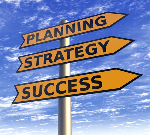 Planificación estratégica marketing —  Fotos de Stock