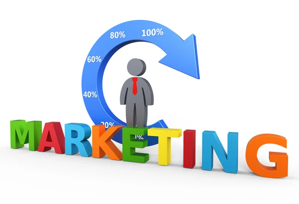 Business marketing concept — Stock Photo, Image