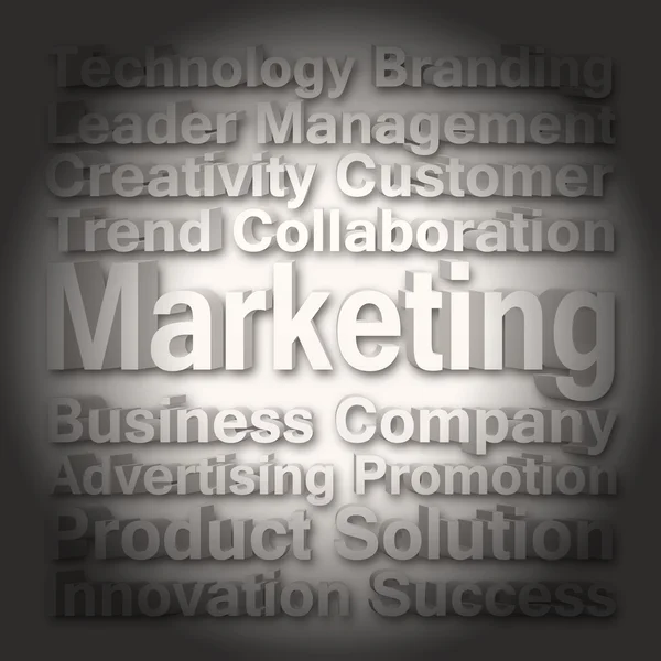 Marketing concept close up — Stock Photo, Image