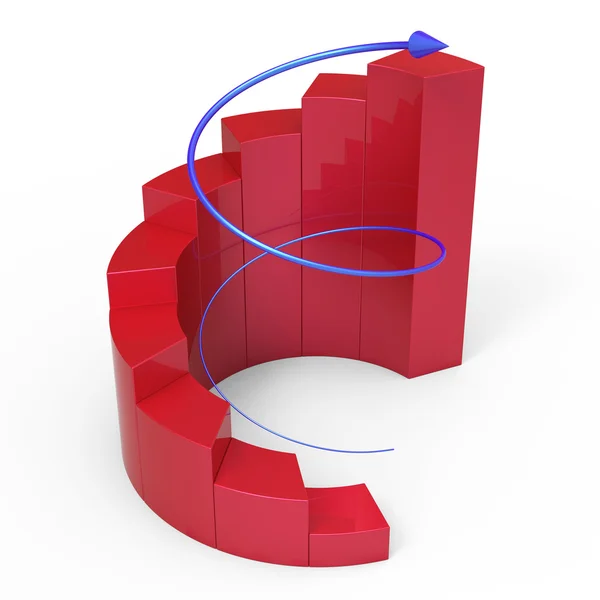 Finans- och diagram och grafer — Stockfoto