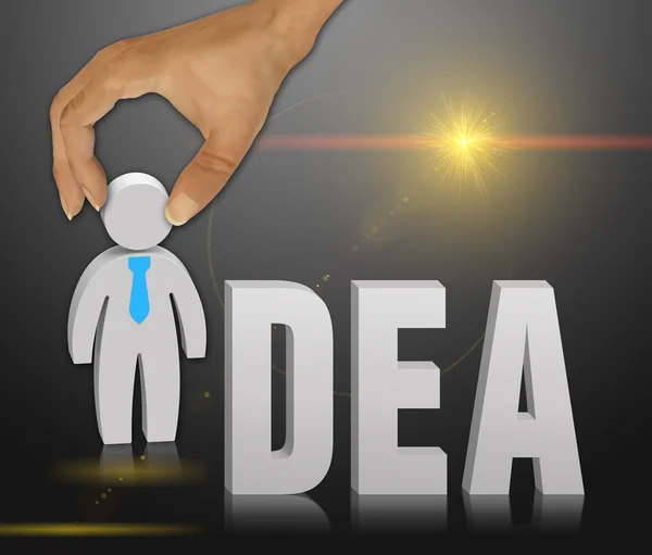 Concepto de palabra de idea — Foto de Stock