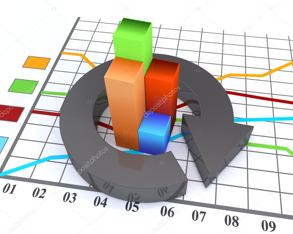 Business process chart with arrows Stock Photo by ©Violka08 25752941