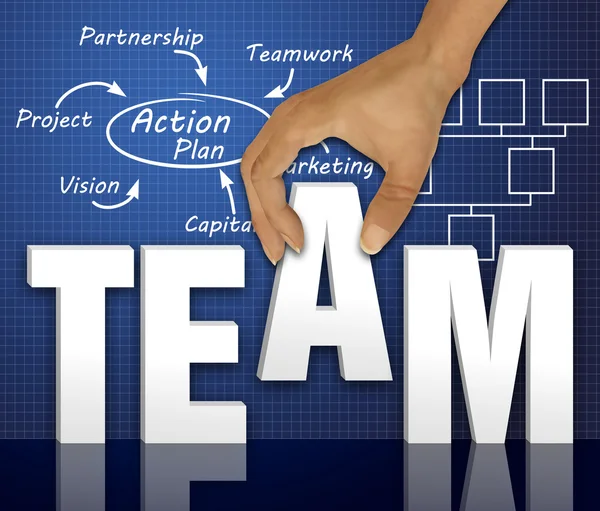 Team words concept — Stock Photo, Image