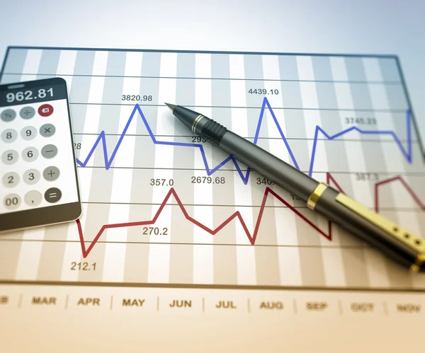 Concepto gráfico de mercado —  Fotos de Stock