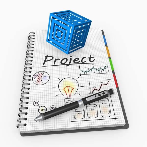 Project concept — Stock Photo, Image