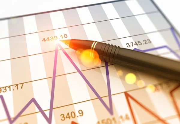 Market chart concept — Stock Photo, Image