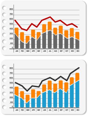 grafik yukarı ve aşağı