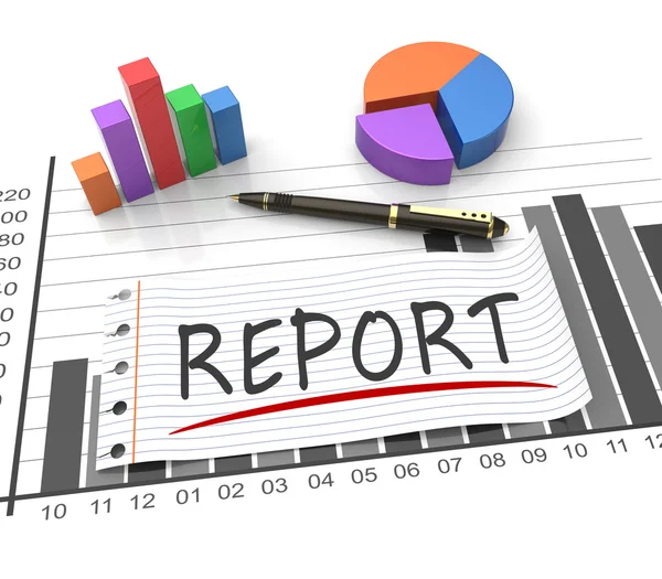 Report as concept — Stock Photo, Image