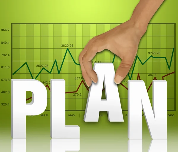 Business plan — Stock Photo, Image